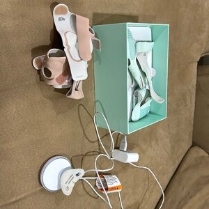 Used owlet with two sets of socks